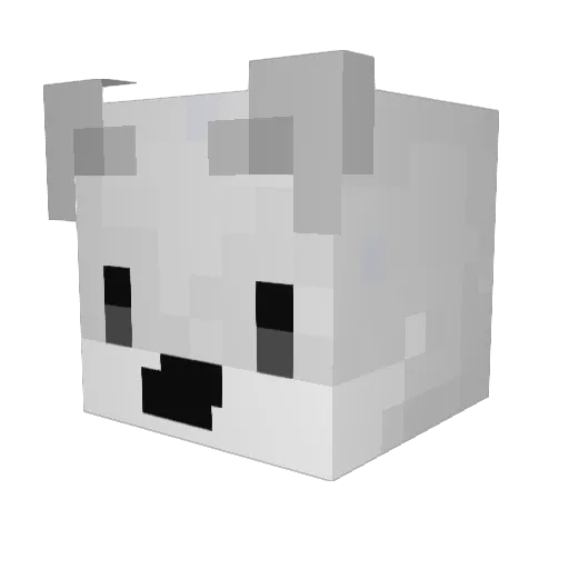 Antunious Minecraft avatar head, 3D render
