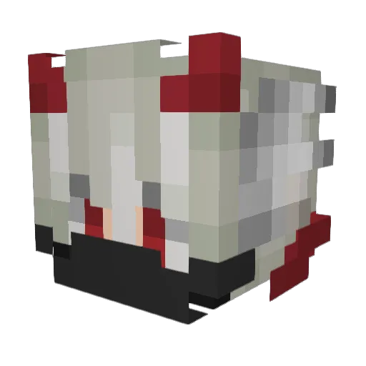 Antuw6409 Minecraft avatar head, 3D render
