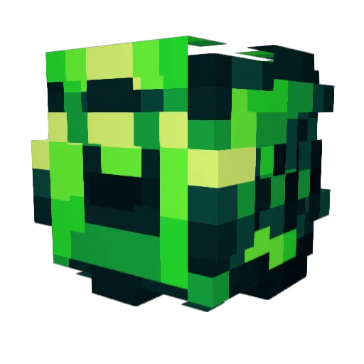 Antwan20 Minecraft avatar head, 3D render