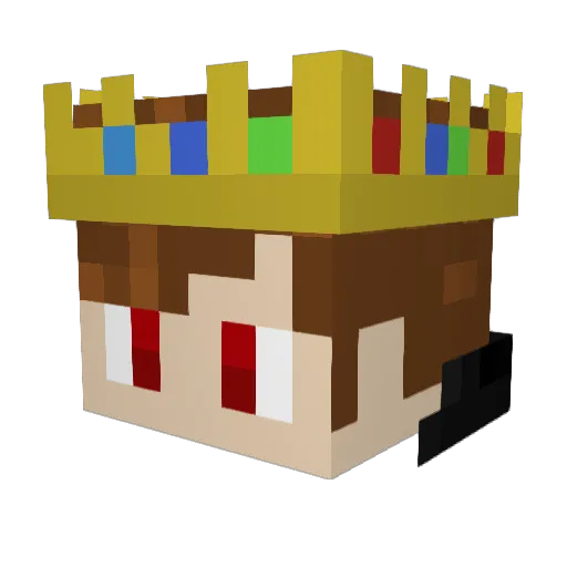 Antwan3672 Minecraft avatar head, 3D render
