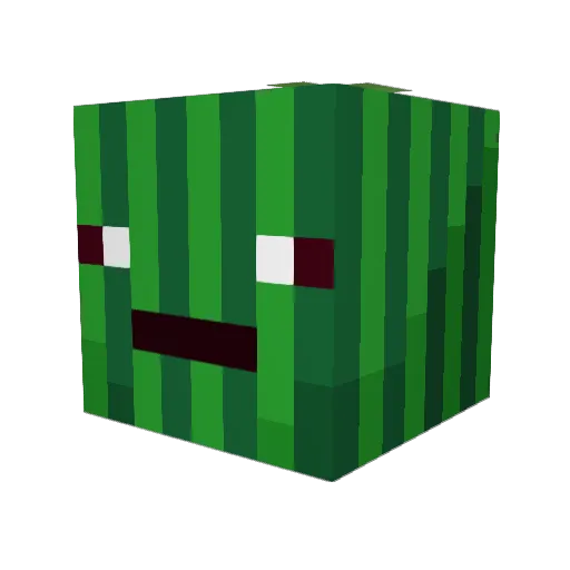 AntwanTM Minecraft avatar head, 3D render