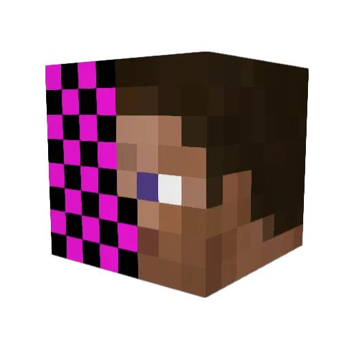 Antwonita_ Minecraft avatar head, 3D render