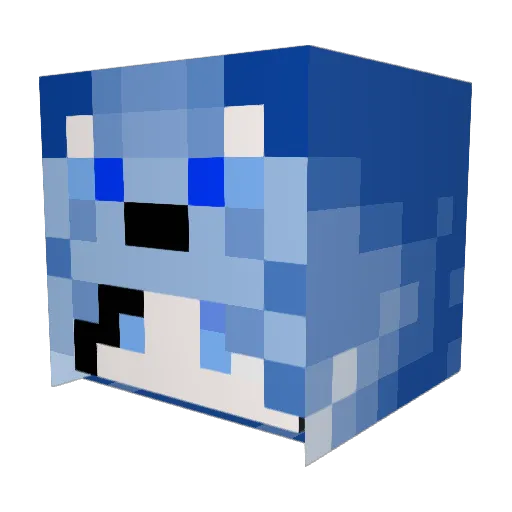 Anty_sky Minecraft avatar head, 3D render