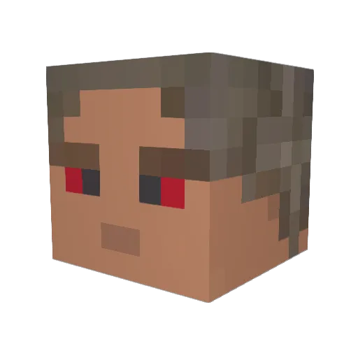 Antykoncepcja8 Minecraft avatar head, 3D render