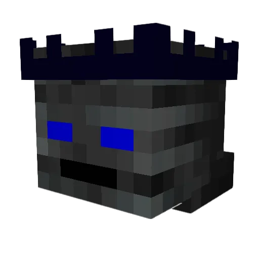 Antzgg Minecraft avatar head, 3D render
