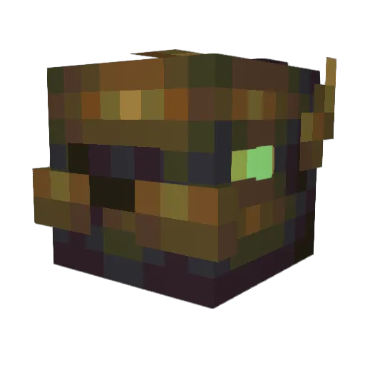 Anub1s187 Minecraft avatar head, 3D render