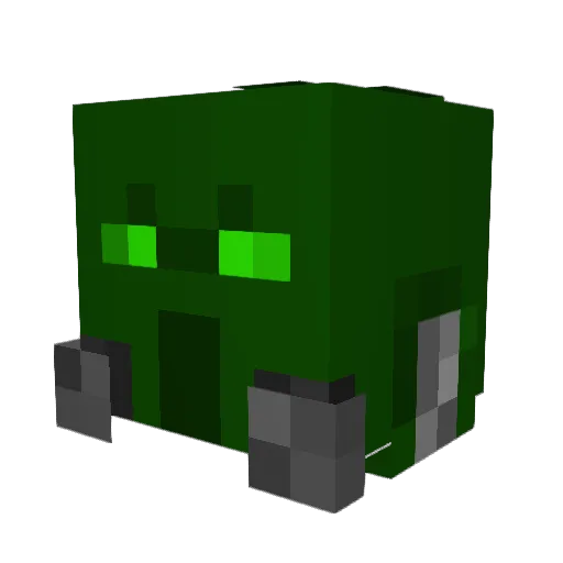 Anubis924 Minecraft avatar head, 3D render