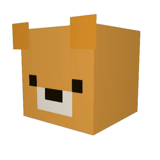 AnubisDatBoi Minecraft avatar head, 3D render