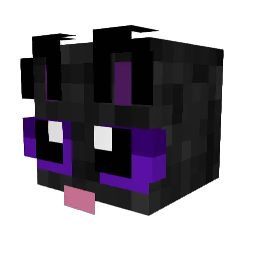 AnubisVex Minecraft avatar head, 3D render