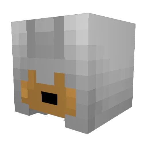 Anubis_08 Minecraft avatar head, 3D render