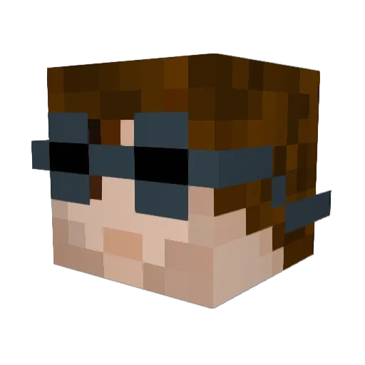 Anubis_Kane Minecraft avatar head, 3D render