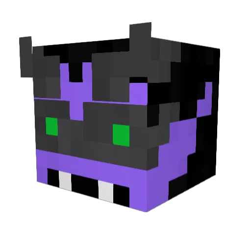 Anubiz93 Minecraft avatar head, 3D render