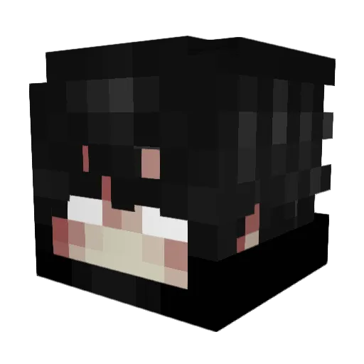 Anuel_Brrrr Minecraft avatar head, 3D render