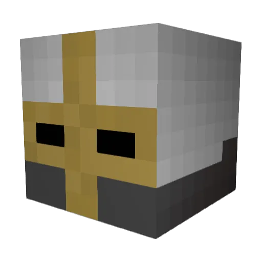 Anuinlol Minecraft avatar head, 3D render