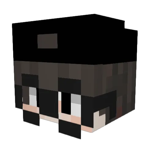 Anuuar45 Minecraft avatar head, 3D render