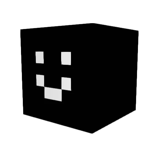 Anvil Minecraft avatar head, 3D render
