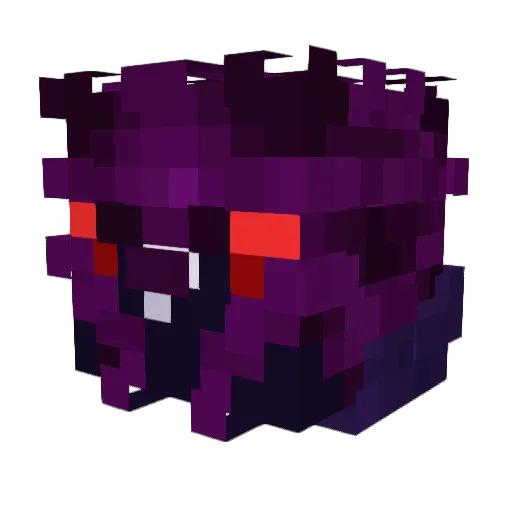 AnxiousDev Minecraft avatar head, 3D render