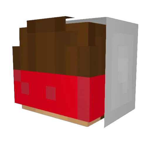 AnxiousboiPlayz Minecraft avatar head, 3D render