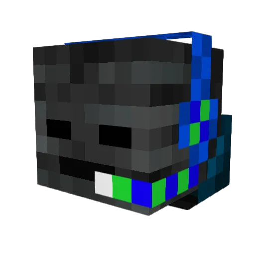 AnyaKagr Minecraft avatar head, 3D render