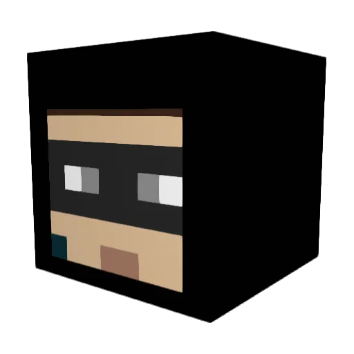 Anyelo_Enyel Minecraft avatar head, 3D render