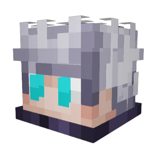 Anything1305 Minecraft avatar head, 3D render