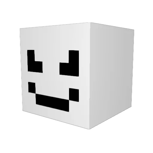 Anzzinho Minecraft avatar head, 3D render