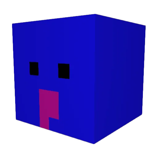 Ao0122 Minecraft avatar head, 3D render