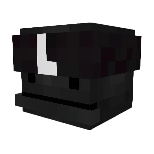 AoC_Fox Minecraft avatar head, 3D render