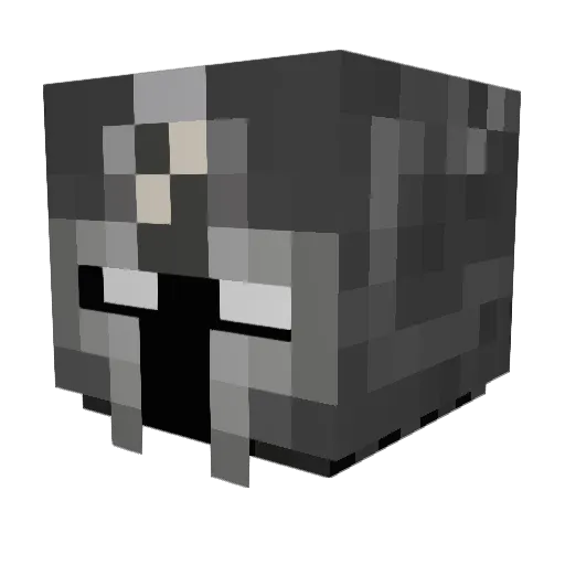 AoElite Minecraft avatar head, 3D render