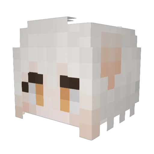 AoaoA0426 Minecraft avatar head, 3D render