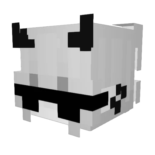 AobaMinami Minecraft avatar head, 3D render