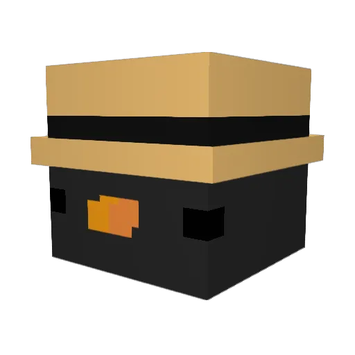 Aoculus Minecraft avatar head, 3D render