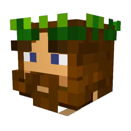 AodeiusTheGod Minecraft avatar head, 3D render