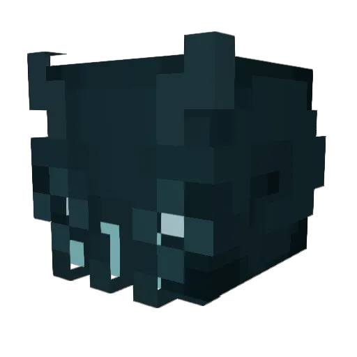 Aoedia Minecraft avatar head, 3D render