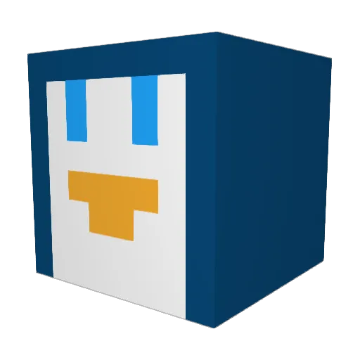AoiGev Minecraft avatar head, 3D render