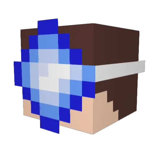 AoiRo_LapiZ_1003 Minecraft avatar head, 3D render