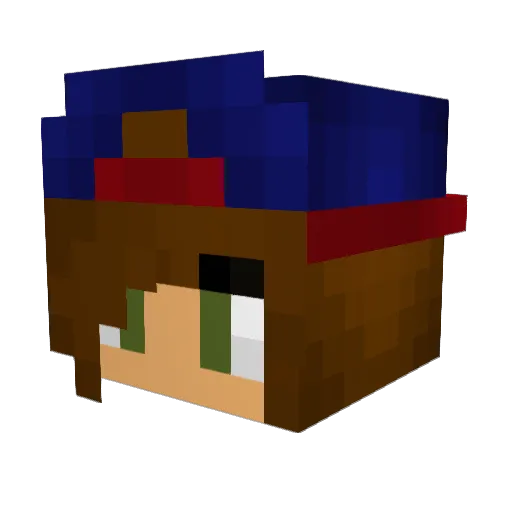 AoifeJake Minecraft avatar head, 3D render