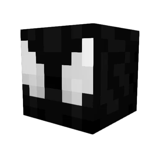 Aomichii Minecraft avatar head, 3D render