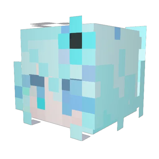 Aone_Hax Minecraft avatar head, 3D render