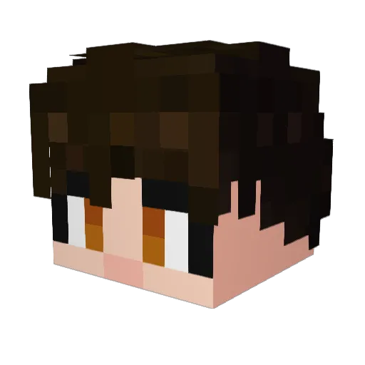AorCH Minecraft avatar head, 3D render
