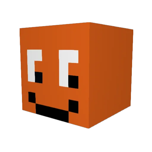 Aows30 Minecraft avatar head, 3D render