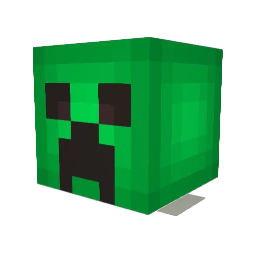 Apache4910 Minecraft avatar head, 3D render