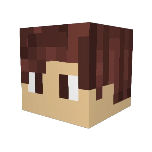 Apapalos68 Minecraft avatar head, 3D render