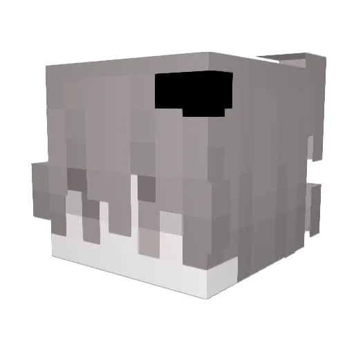 Aparentando Minecraft avatar head, 3D render