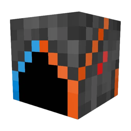 Apartman Minecraft avatar head, 3D render