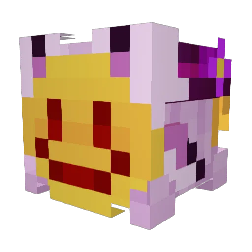Apataru Minecraft avatar head, 3D render