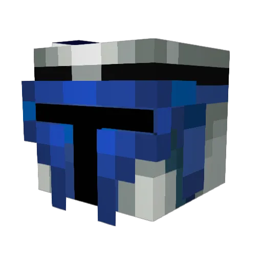 ApatheticMeteor Minecraft avatar head, 3D render