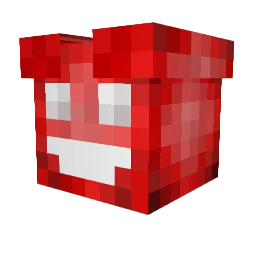Apathetica Minecraft avatar head, 3D render