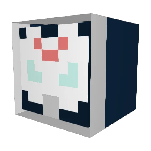 Ape3x6 Minecraft avatar head, 3D render