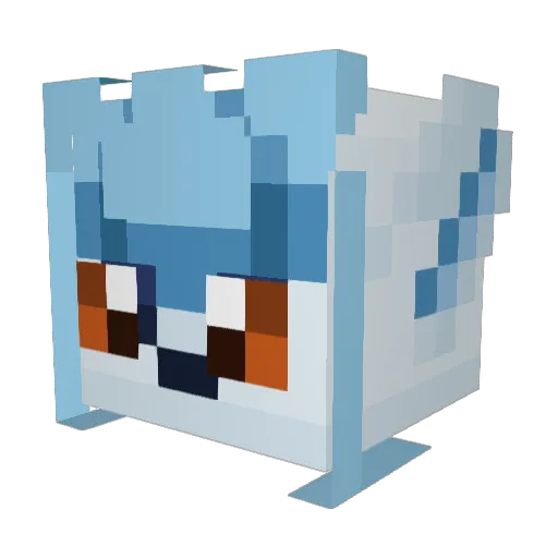 Ape_In_A_Cape Minecraft avatar head, 3D render